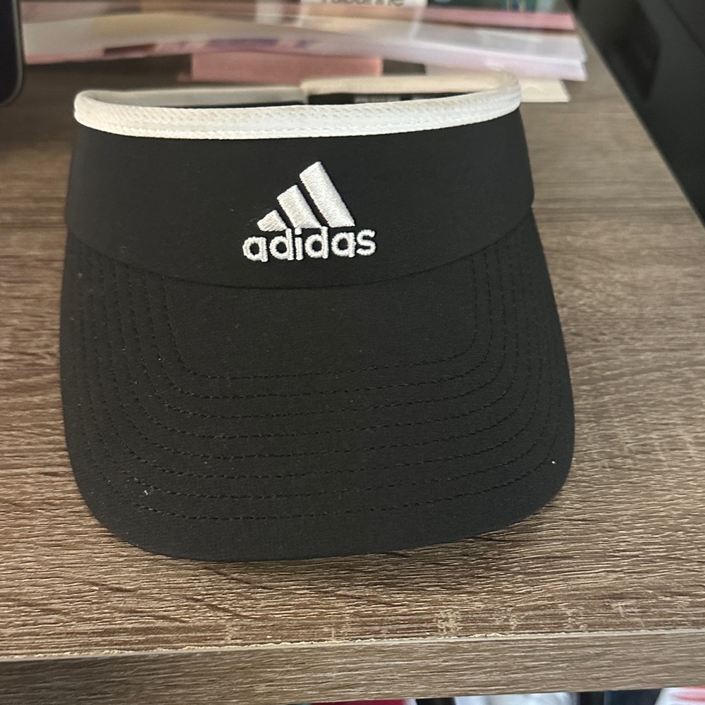 Adidas Classic Black and White Sports Visor